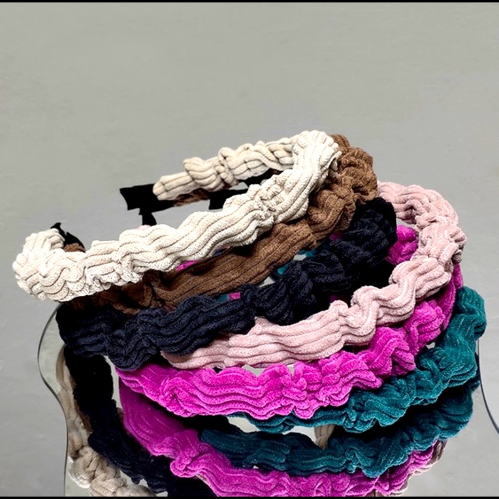 Corduroy headband ***BLACK COLOR AVAILABLE***